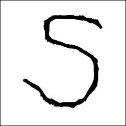 ブラシツールでの描画例(使用ブラシ:Block 01)