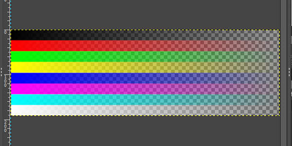 不透明から完全透明への変化 不透明から完全透明への変化