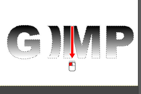 14. グラデーションツールで塗りつぶす