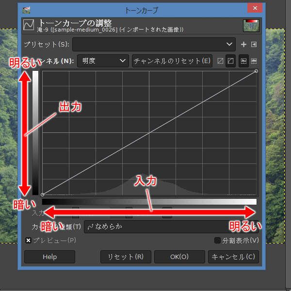 7. 入力と出力のバー