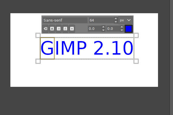4. Gの字を選択する 4. Gの字を選択する