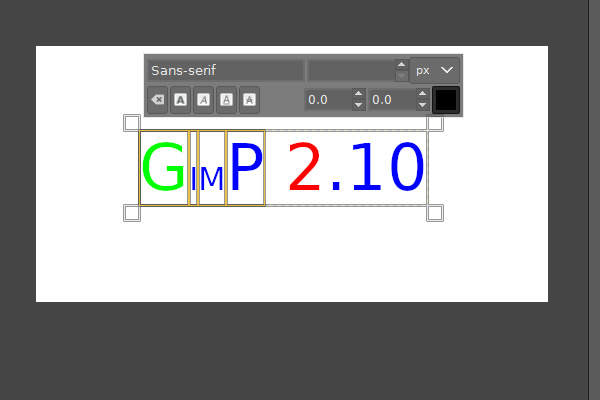 10. G と I と M と Pの字を選択する 10. G と I と M と Pの字を選択する