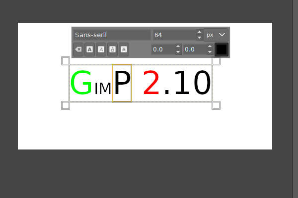 13. Pの字を選択する 13. Pの字を選択する