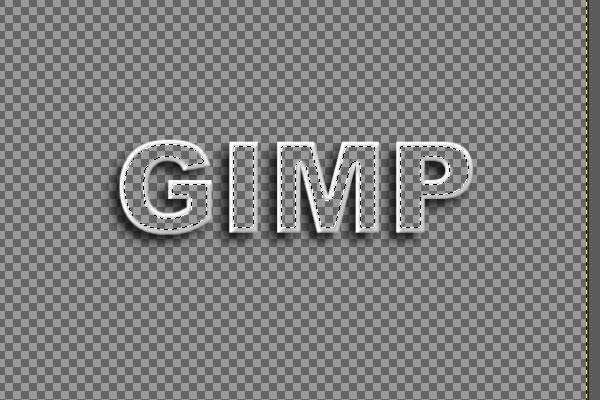 42. 文字の形状にくり抜かれる