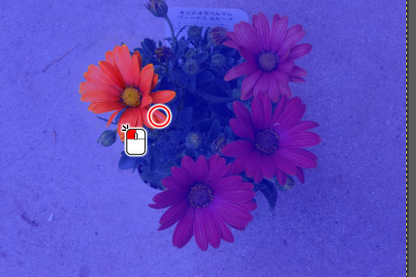 11. 選択が欠けている部分をドラッグ