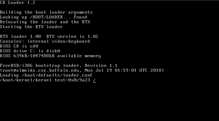 インストール開始直後の風景