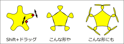 �n���h����Shift+�h���b�O