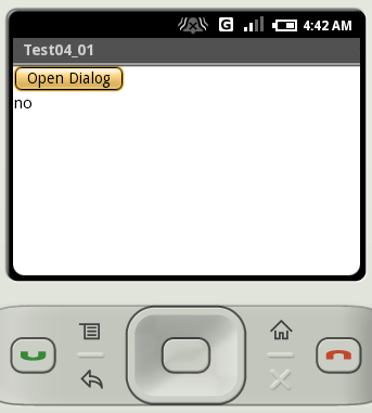 �{�^����2�z�u�����A���[�g�_�C�A���O��\��