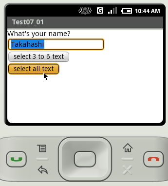 �w�肵���ʒu�̕������I��