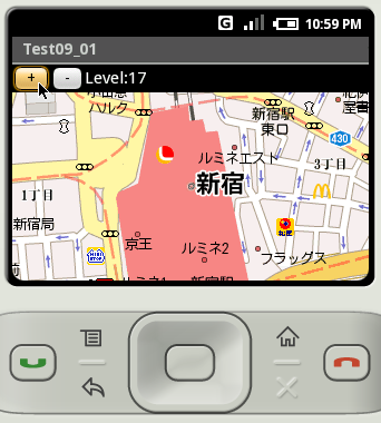 �n�}�̏k�ڂ�ݒ�