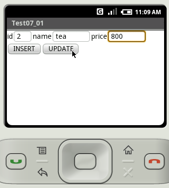 update���\�b�h