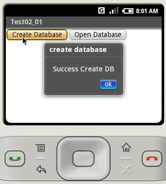 �f�[�^�x�[�X���J��