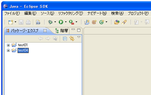 �����\�[�X�R�[�h����V�K�v���W�F�N�g���쐬