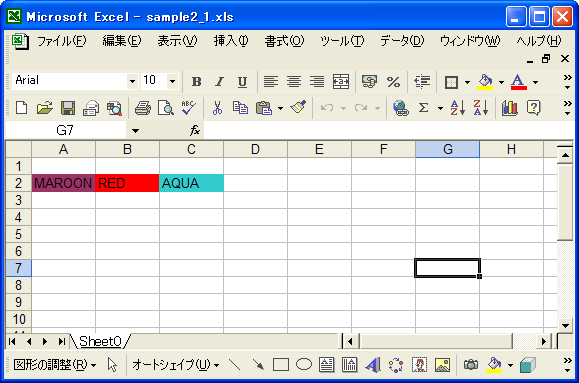 �O�i�F�Ɣw�i�F