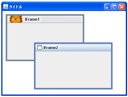 �C���^�[�i���t���[���ɃE�B���h�E�A�C�R����ݒu����