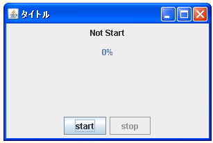 JProgressBar�Ői���o�[�̘g���̕\���̗L����ݒ肷��