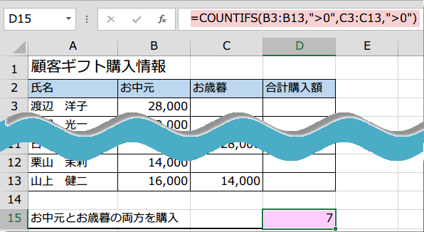 COUNTIFS����