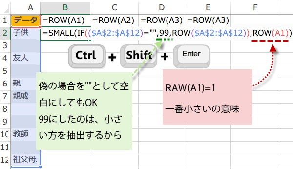 空白以外のデータだけ取り出す3