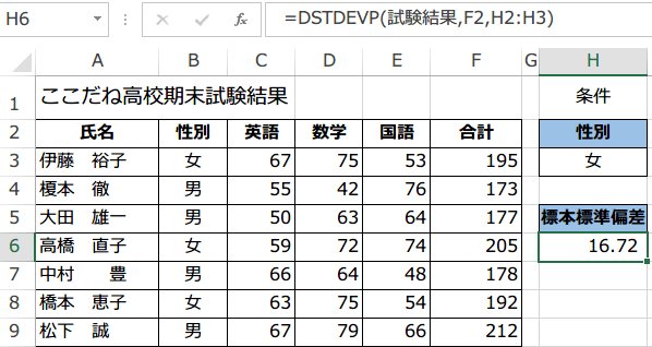 DSTDEVP�֐��g����4