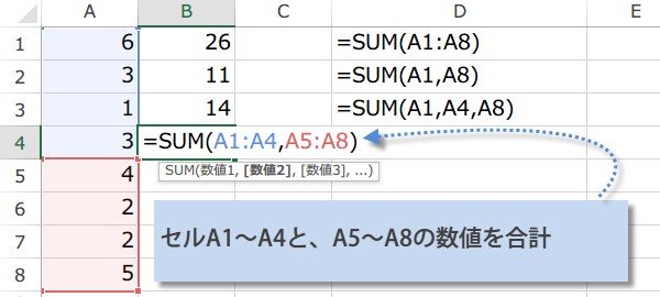SUM関数の使い方3