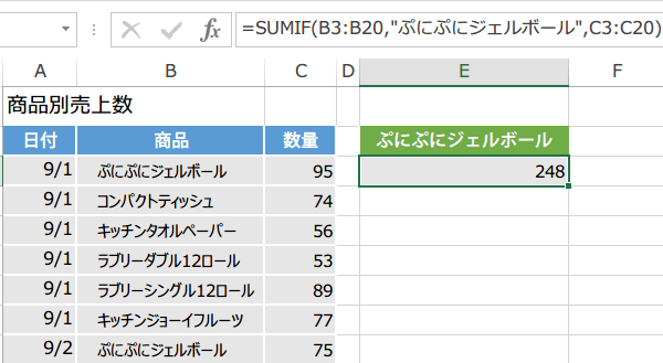 SUMIF�֐��̎g����3