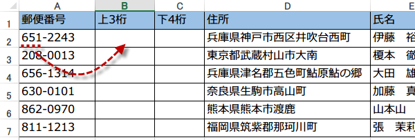 LEFT�֐��̎g����