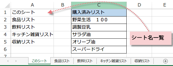 �V�[�g�ꗗ�}�N��2