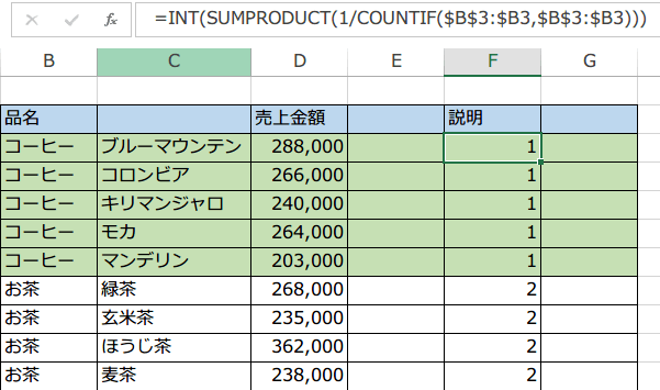 �O���[�v���ƂɐF�������̐���