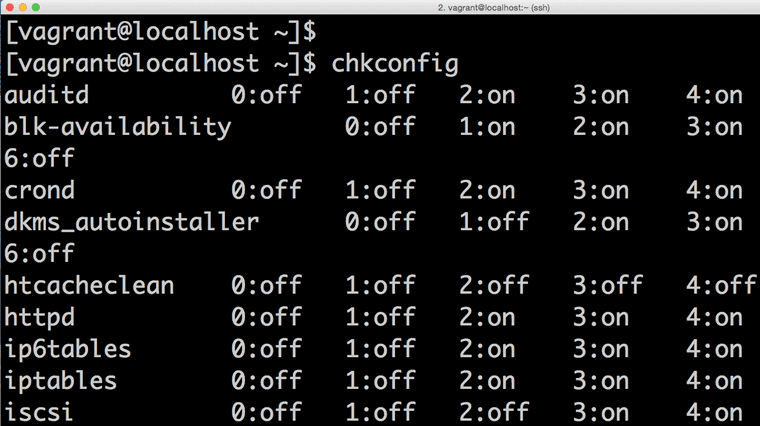 linux 自動起動スクリプト