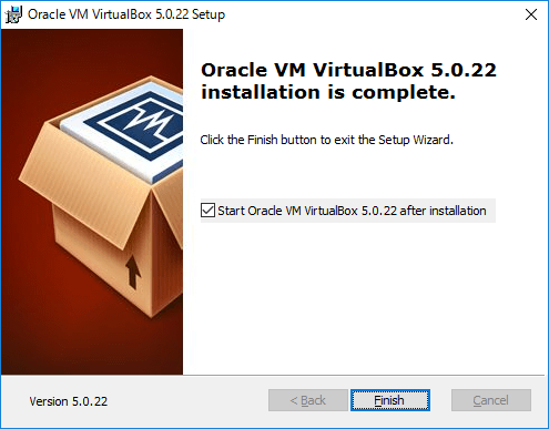 VirtualBox インストール6