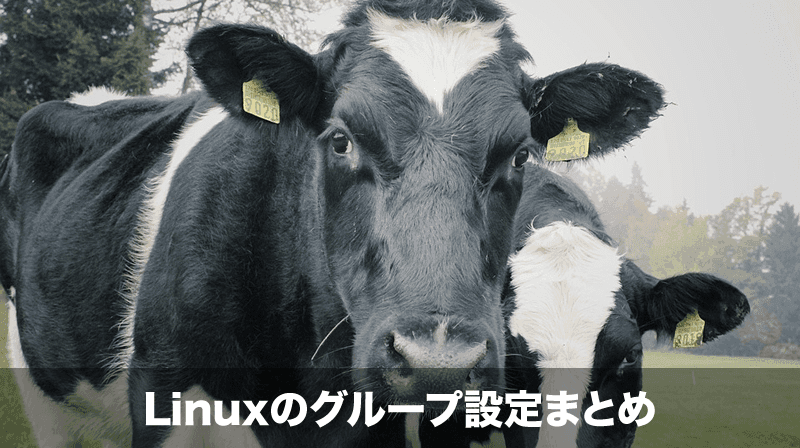linuxグループ設定