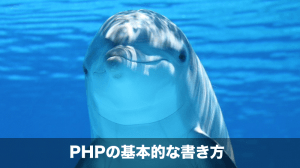 phpの基本的な書き方