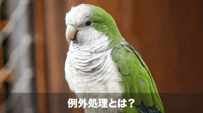 例外処理とは？