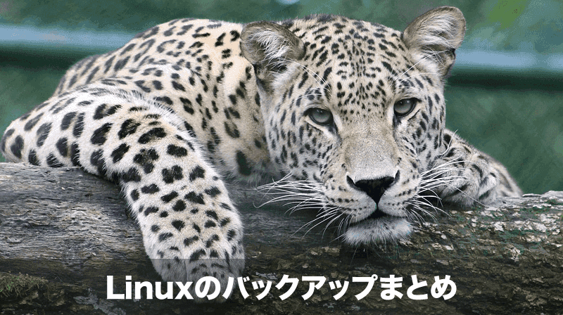 linuxのバックアップ