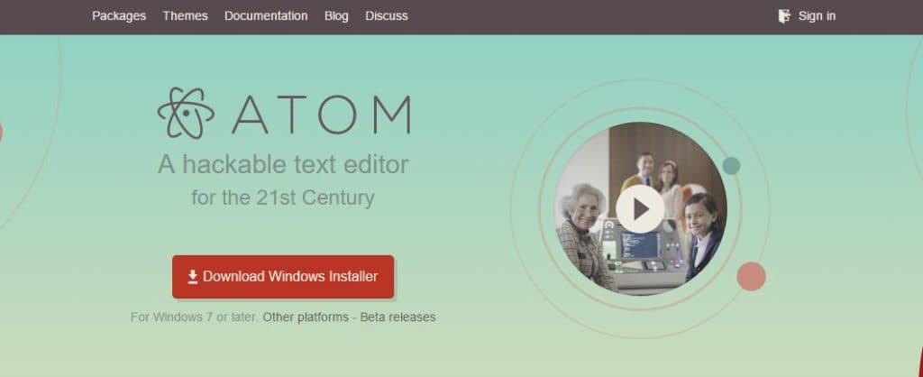 atom ホームページ