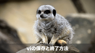 viの保存と終了の方法