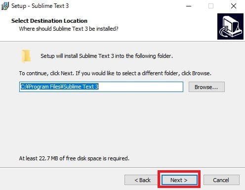 インストールフォルダ