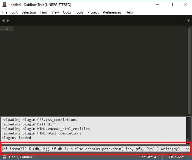 コンソールメッセージ