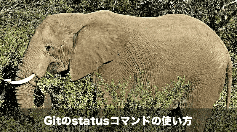 git statusコマンドの使い方
