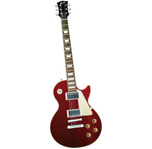 ギターを描く ギターを描く