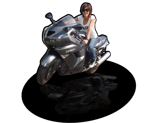 反射する写真 反射する写真