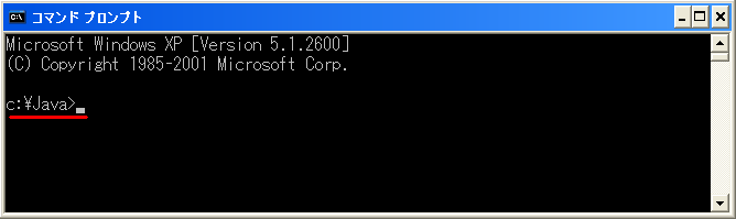 �R�}���h�v�����v�g�Ŏ��s