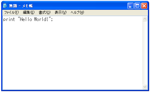 �v���O�����̋L�q