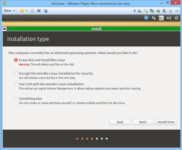 BioLinuxのインストール方法