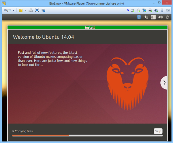 BioLinuxのインストール方法