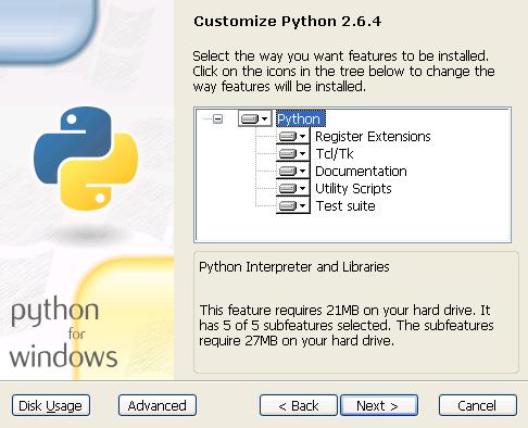Python�C���X�g�[���C���[�W�菇�R