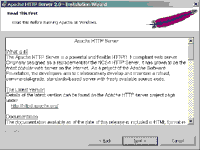 Apacheインストール画面 その3