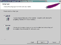 Apacheインストール画面 その5