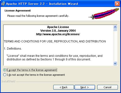 apache�̃��C�Z���X�ɓ���