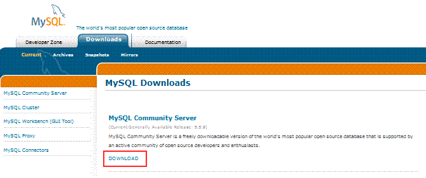 MySQL��Downloads 